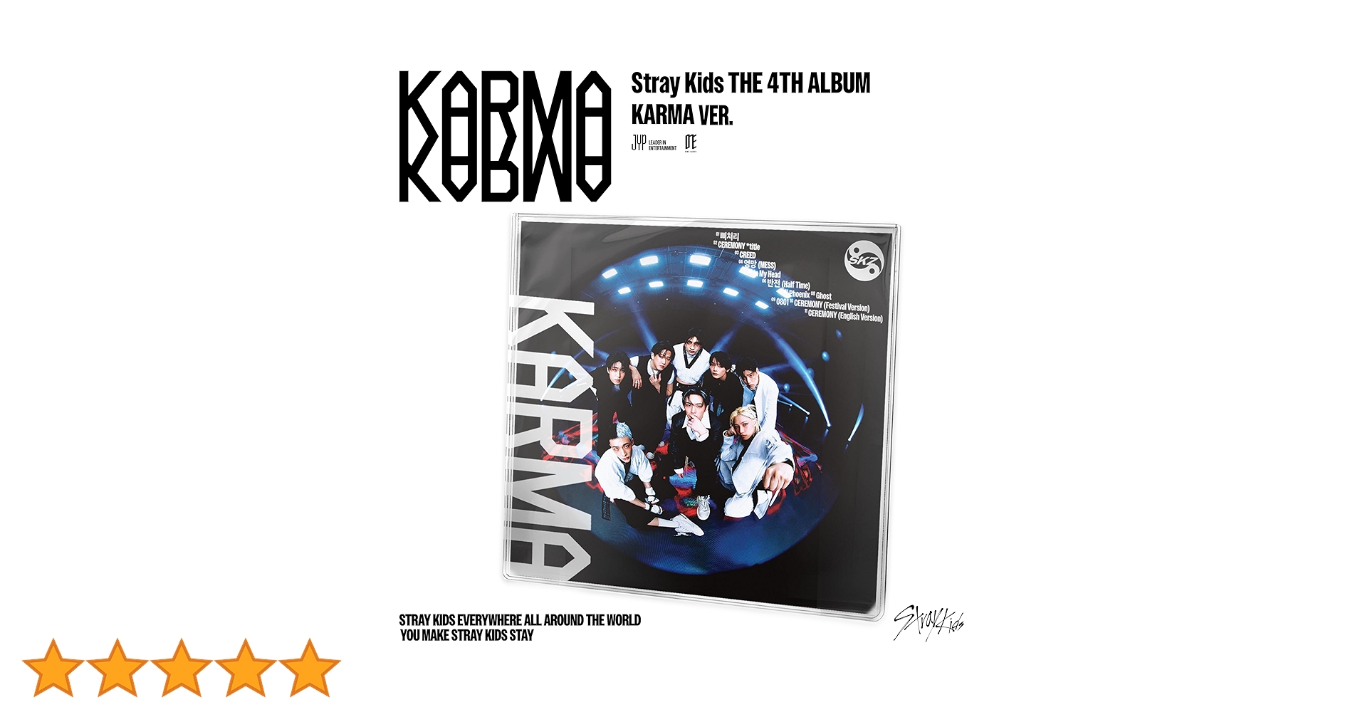 straykidsスキズ KARMA アルバム 6枚セット　i276 straykidsスキズ KARMA アルバム 6枚セット i276 KARMA (KARMA